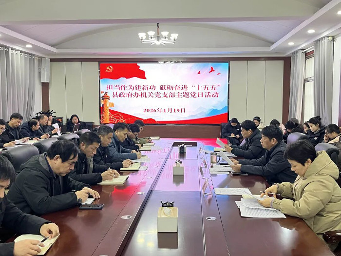延津县政府办机关党支部开展&ldquo;担当作为建新功 砥砺奋进&lsquo;十五五&rsquo;&rdquo; 主题党日活动